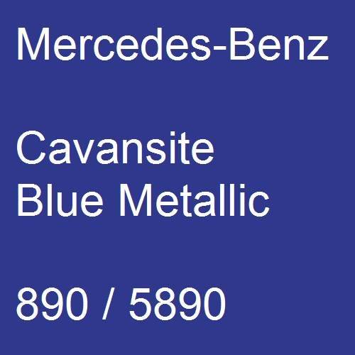 Mercedes-Benz, Cavansite Blue Metallic, 890 / 5890.